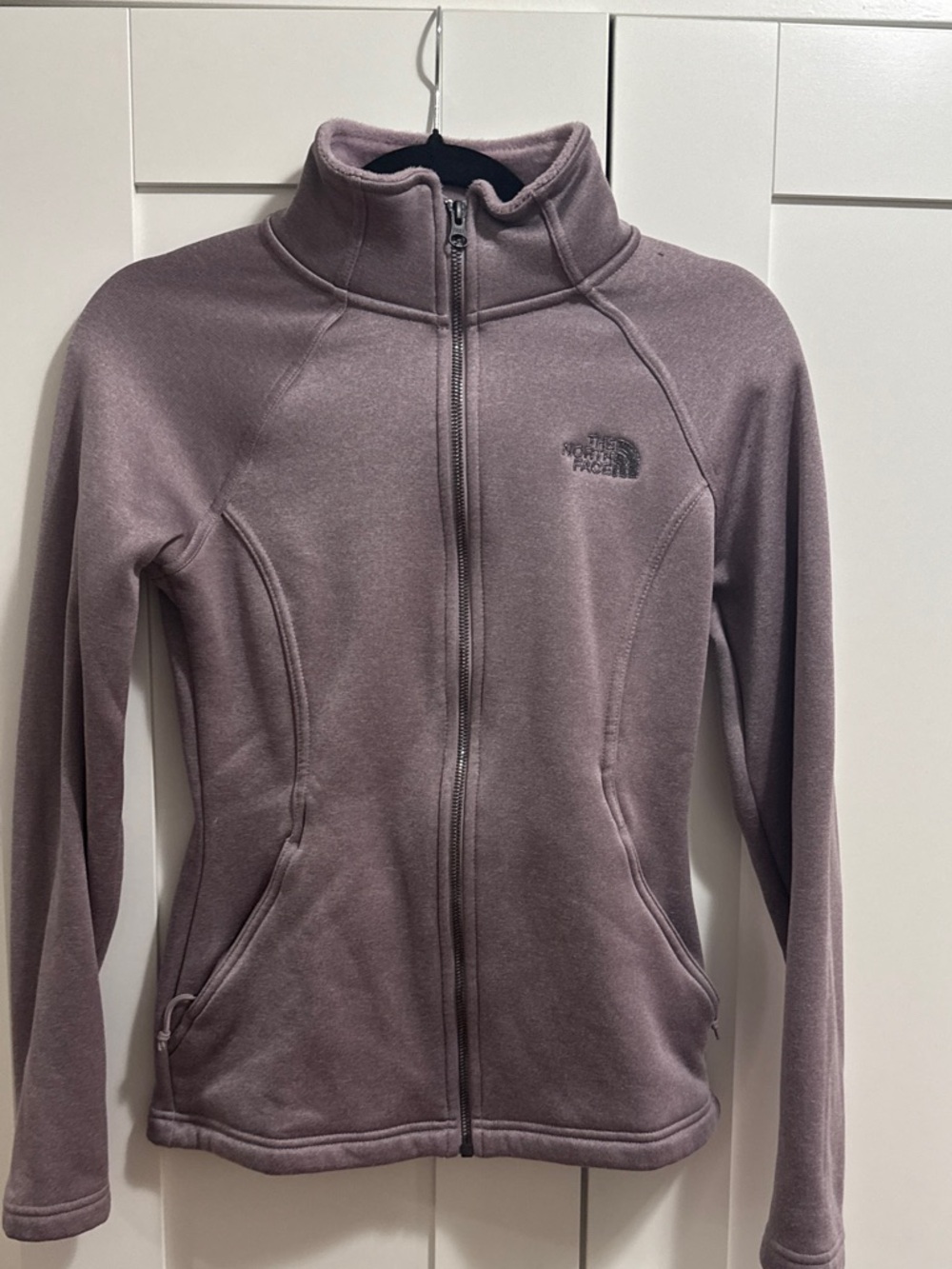 The North Face Women's Mauve Full-Zip Fleece Jacket